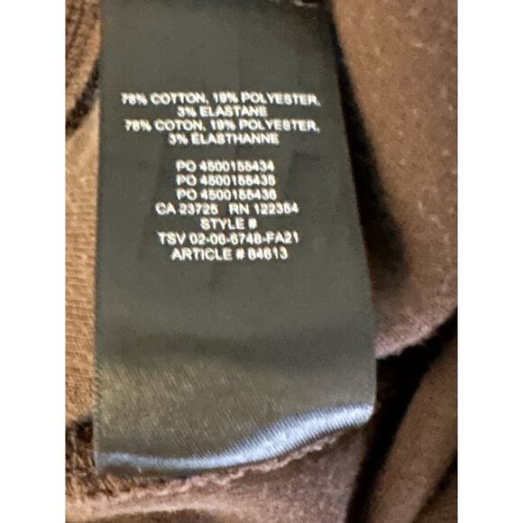 Sunday Best Aritzia Sz S Flared Velour Pull-On Lounge Pants Mocha Comfort Cozy - Picture 5 of 9